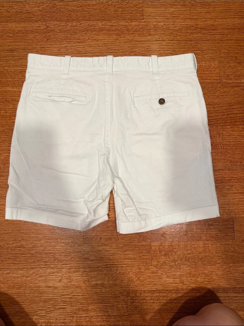 J. Crew Men’s White Chino Shorts